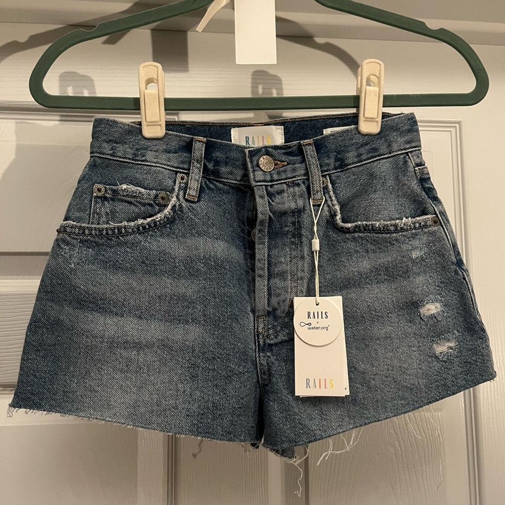 Rails Distressed Blue Denim Shorts - BNWT!